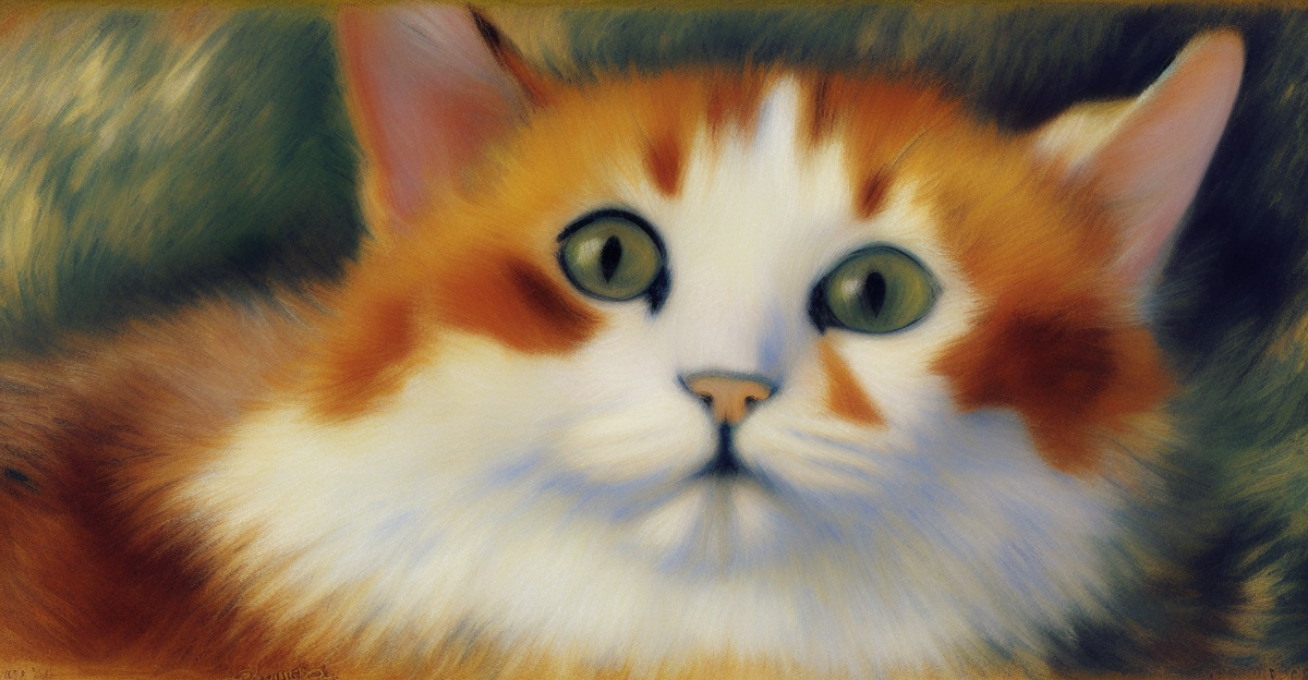 cat by Pierre-Auguste Renoir