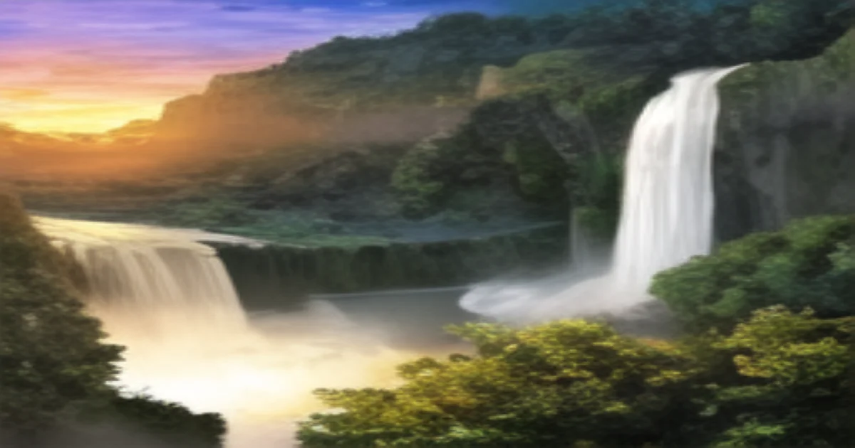 大きな滝