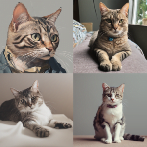 SDXL 1.0 cat で生成した画像