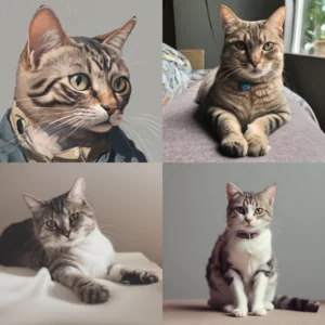 SDXL 1.0 cat で生成した画像