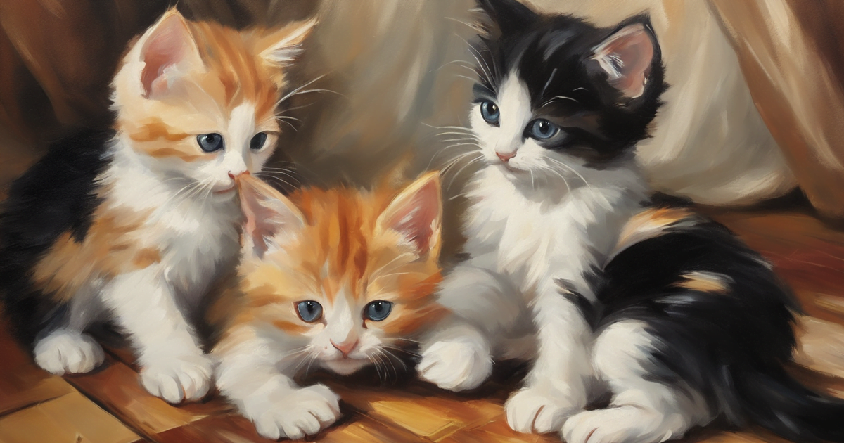 three_calico_kittens